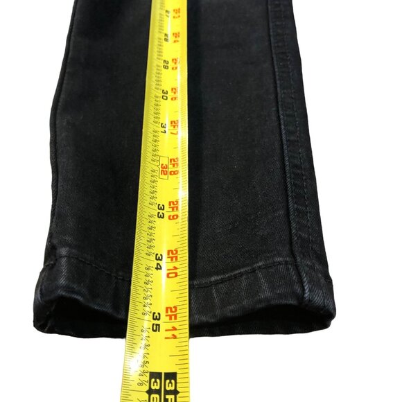 Emporio 10X Black Distressed Cargo Jogger Jeans Size M Slim Fit Denim - Picture 10 of 12